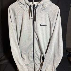 Nike Light Gray Dri-FIT Hoodie